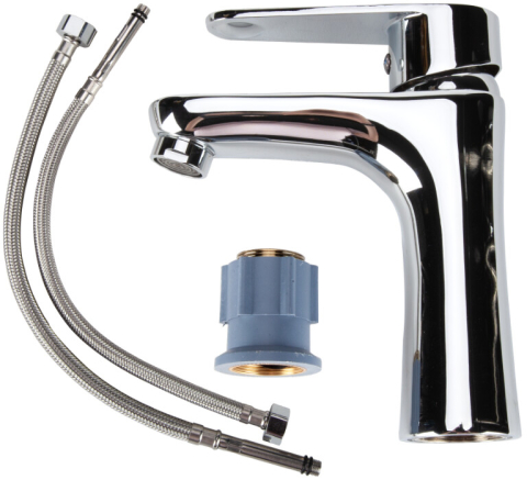 Baterie Delta Lavoar - Lungime baterie 95 mm Inaltime levier 153 mm Inaltime utila 95 mm [2]