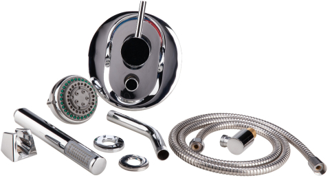 Baterie Dus 2 Capete Fix/Mobil Montaj Incastrat 5001 - Lungime baterie 170 mm Inaltime baterie 230 mm [2]