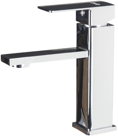 Baterii sanitare baie - Baterie Lavoar 6001 Crom Lucios - Lungime baterie 186 mm Inaltime levier 165 mm Inaltime utila 107 mm