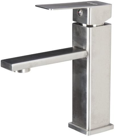 Baterii sanitare baie - Baterie Lavoar 6001 Crom Periat - Lungime baterie 165 mm Inaltime levier 186 mm Inaltime utila 107 mm