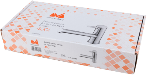 Baterie Lavoar Pipa Lunga 4001 - Lungime baterie 240 mm Inaltime baterie 150 mm Inaltime utila 150 mm [1]