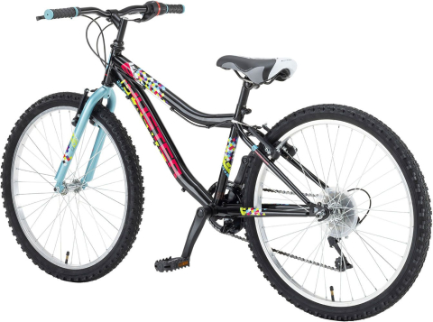 Bicicleta Copii Booster 2023 Plasma - 24 Inch, Negru-Turcoaz [2]