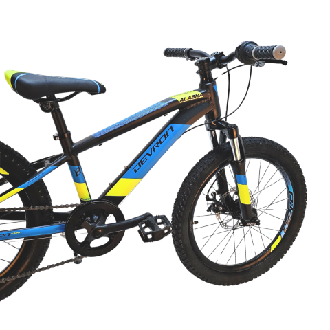 Bicicleta Copii Devron Alaska - 20 Inch, Negru-Albastru [4]