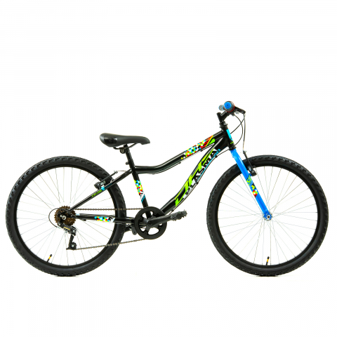 Biciclete copii - Bicicleta Copii DHS Plasma - 24 Inch, Negru-Albastru