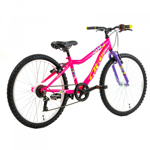 Bicicleta Copii DHS Plasma - 24 Inch, Roz [1]