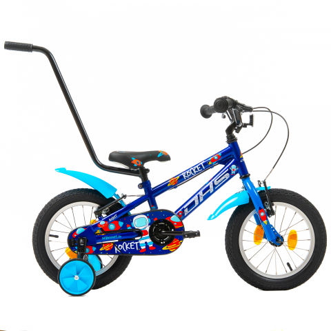 Bicicleta Copii DHS Rocket - 14 Inch, Albastru [1]