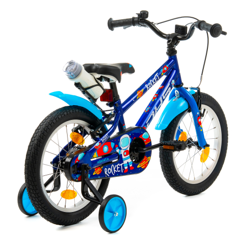 Bicicleta Copii DHS Rocket - 16 Inch, Albastru [3]