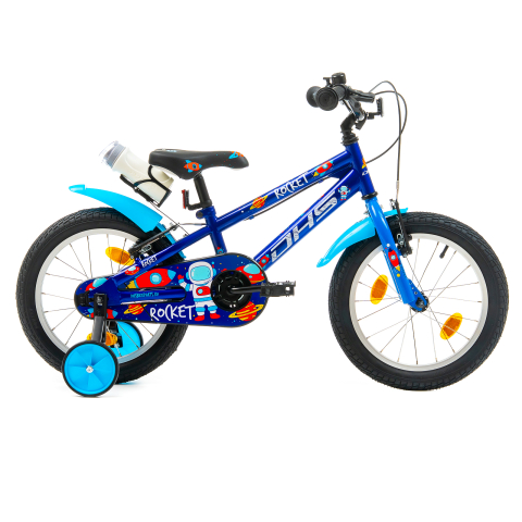 Biciclete copii - Bicicleta Copii DHS Rocket - 16 Inch, Albastru