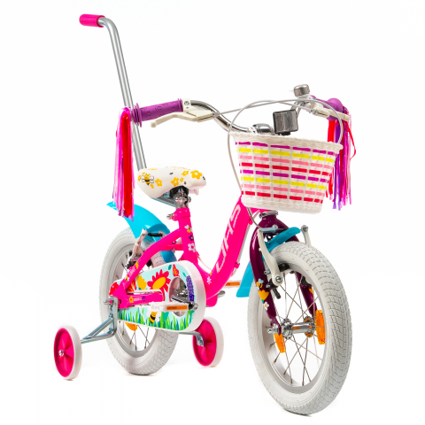 Bicicleta Copii DHS Summer - 14 Inch, Roz [2]