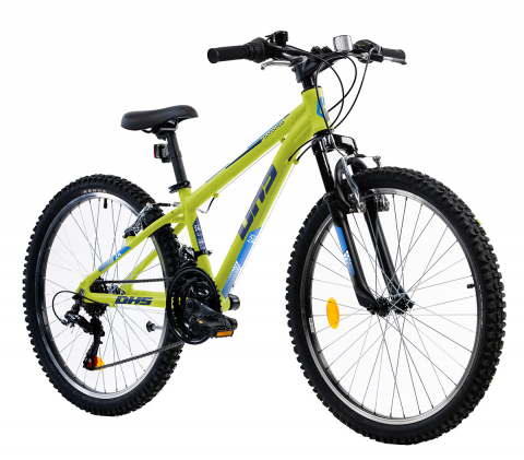 Bicicleta Copii Dhs Terrana 2423 - 24 Inch, Verde [1]
