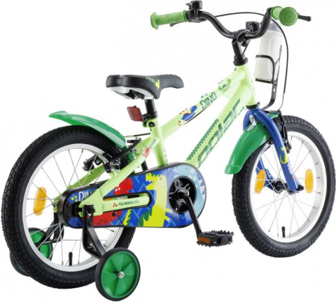Bicicleta Copii Polar 2024 Dino - 16 Inch, Verde [2]