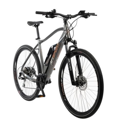 Bicicleta Electrica Afisport C17 - 28 Inch, L-XL, Gri [1]
