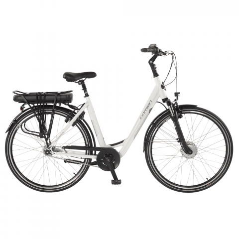Biciclete electrice - Bicicleta Electrica Corwin 28122 - 28 Inch, 530mm, Alb