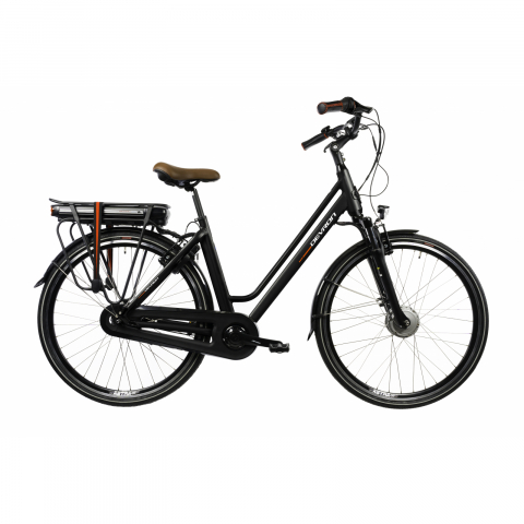 Biciclete electrice - Bicicleta Electrica Corwin 28122 - 28 Inch, 530mm, Negru