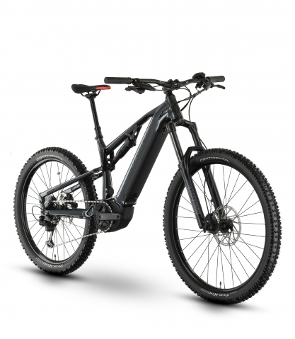 Biciclete electrice - Bicicleta Electrica Full Suspension Raymon TrailRay 160E 7.0 - 29 Inch, L, Gri