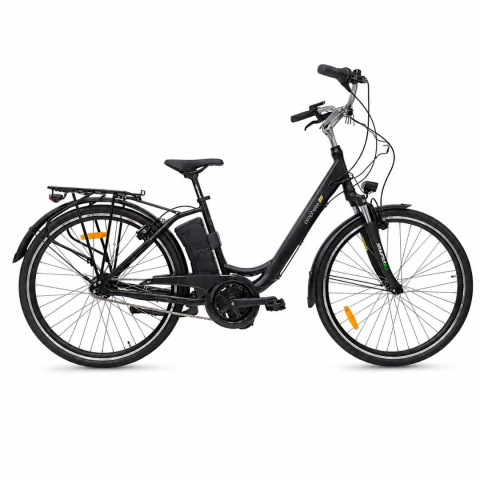Biciclete electrice - Bicicleta electrica Oras Prophete 54805 - 28 inch, M, Negru