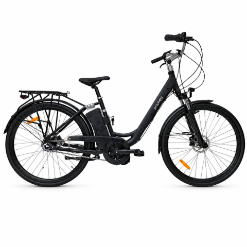 Biciclete electrice - Bicicleta electrica Oras Prophete 54806 - 28 inch, M, Negru