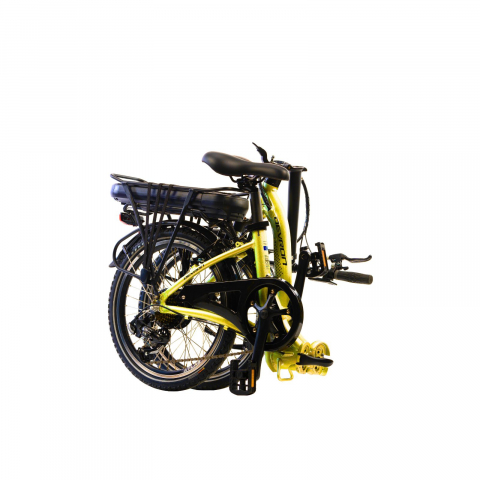 Bicicleta Electrica Pliabila Devron 20122 - 20 Inch, S, Galben [2]