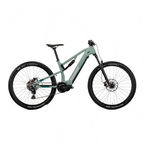 Biciclete electrice - Bicicleta Electrica Raymon Full Suspension Trailray 120 2025 - 29 Inch, L, Verde - Deore LG