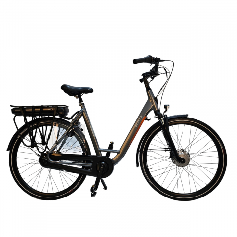 Bicicleta Electrica Stella Livorno Dama FDST RTE 2.0 - 28 Inch, XL, Gri [1]