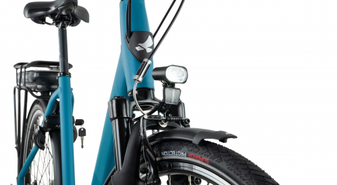 Bicicleta Electrica Stella Livorno Dama FDST RTE 2.1 - 28 Inch, L, Albastru [4]