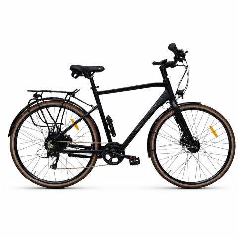Biciclete electrice - Bicicleta electrica Trekking Prophete 51581 - 28 inch, XL, Negru