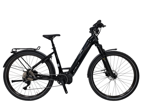 Scutere, ATV si Biciclete - Bicicleta electrica Trekking Stella Tierra - 29 inch, 10V, L, Negru lucios