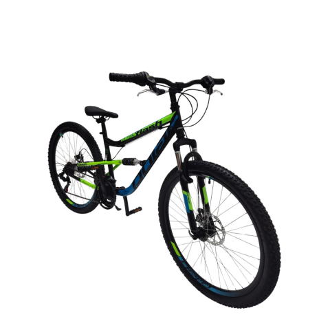 Bicicleta Full suspension DHS Flash - 26 Inch, Negru [1]