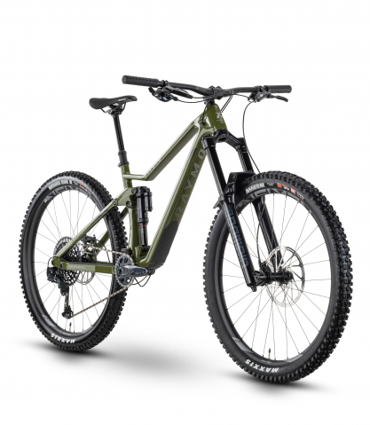 Scutere, ATV si Biciclete - Bicicleta Full Suspension Raymon FullRay 170 10.0 - 29 Inch, M, Verde