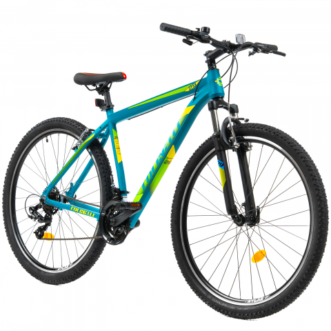 Bicicleta MTB Colinelli COL23, Marimea M, 29 inch, Verde, Schimbator Shimano ST-EF500, 21 Viteze, Cadru Aluminiu, Frane V - Brake [1]