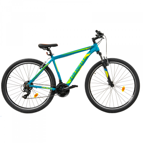 Scutere, ATV si Biciclete - Bicicleta MTB Colinelli COL23, Marimea M, 29 inch, Verde, Schimbator Shimano ST-EF500, 21 Viteze, Cadru Aluminiu, Frane V - Brake