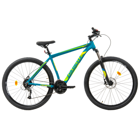Scutere, ATV si Biciclete - Bicicleta MTB Colinelli COL27, Marimea L, 29 inch, Verde, Schimbator Shimano Altus, 24 Viteze, Cadru Aluminiu, Frane pe Disc