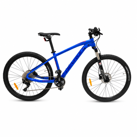 Scutere, ATV si Biciclete - Bicicleta Mtb Devron Vulcan 2.7 - 27.5 Inch, 2x10 viteze, S, Albastru