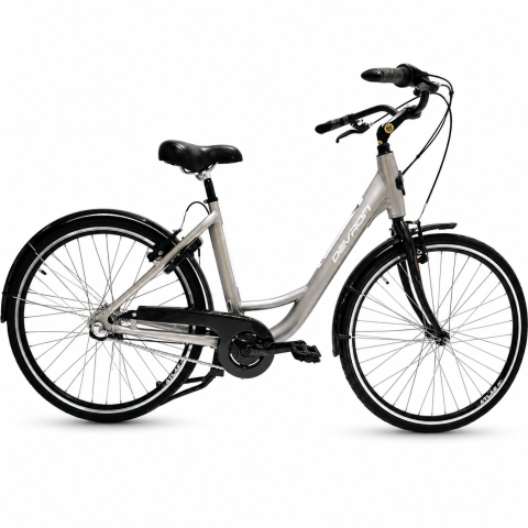 Scutere, ATV si Biciclete - Bicicleta Oras DHS 26010 - 26 inch, M, Bej