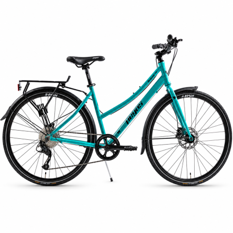 Scutere, ATV si Biciclete - Bicicleta Oras Pegas Hoinar Wmn - 28 inch, M, Turcoaz