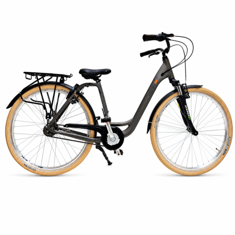 Scutere, ATV si Biciclete - Bicicleta Oras Prophete 52408A - 28 inch, M, Gri