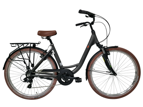 Scutere, ATV si Biciclete - Bicicleta Oras Prophete 52408B - 28 inch, M, Gri