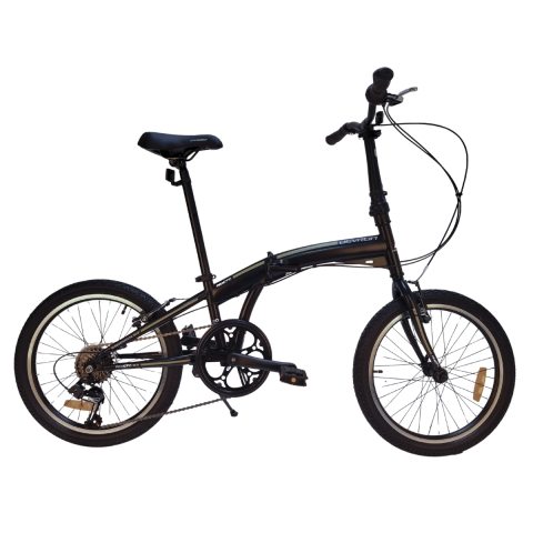 Biciclete Oras-Trekking - Bicicleta Pliabila Devron Practic 30 - 20 inch, Negru