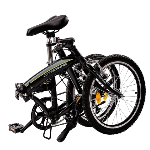 Bicicleta Pliabila Dhs 2095 2022 - 20 Inch, Negru [4]