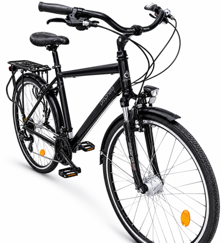 Bicicleta Trekking Prophete 52775 - 28 inch, L, Negru [3]