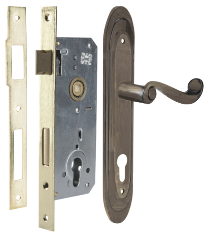 Broaste usa - Broasca cu Cilindru si Silduri Bronz Antic