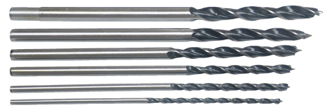 Accesorii scule si unelte electrice - Burghiu Lemn Coada Lunga 6 Pcs ETS - Diametru burghiu 6-8-10-12-13-14 mm