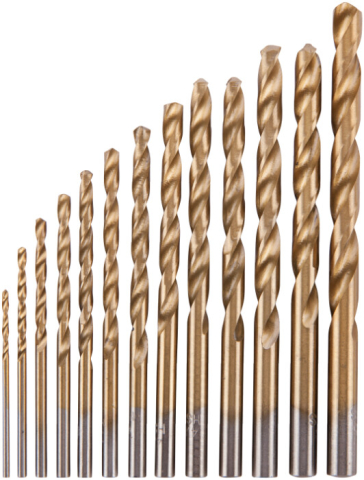 Scule & unelte - Burghiu Metal HSS Titanat (13 bucati) - Diametru burghiu 1.5-6.5 mm