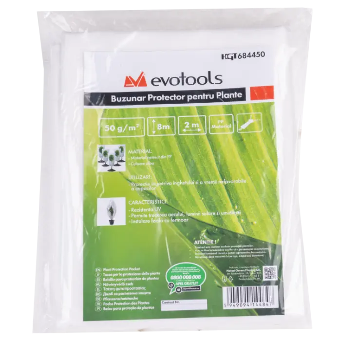 Husa Protectie pentru Plante din Material Netesut cu Fermoar EvoTools [1]