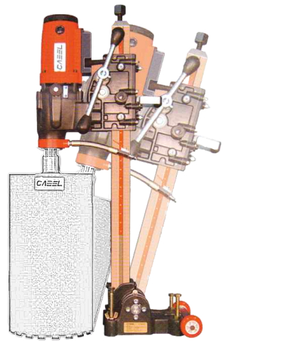 Utilaje pentru constructii - Cabel CSN-6A-BA Unitate antrenare carota, 2100W + Suport cu reglaj unghi +/-60 garde, 152mm