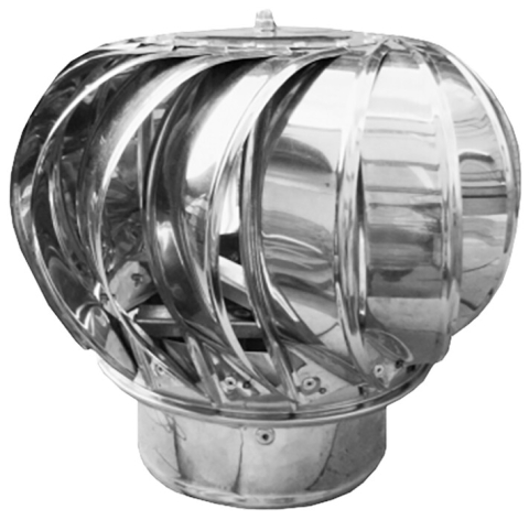 Capace terminale & cocos fum - Capac Terminal Cos de Fum Rotativ INOX ESP