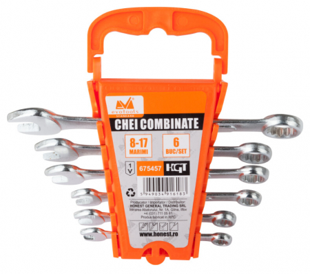 Chei Combinate 6 Pcs ETS - Marime chei 8-9-10-13-14-17 mm [1]