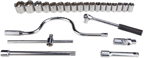 Scule & unelte - Chei Tubulare cu Accesorii 24 Pcs - Marime 10-32 mm