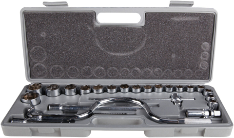 Chei Tubulare cu Accesorii 24 Pcs - Marime 10-32 mm [8]
