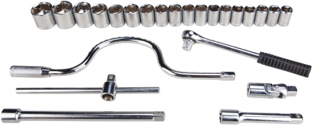 Chei tubulare - Chei Tubulare cu Accesorii 24 Pcs - Marime chei 10-32 mm